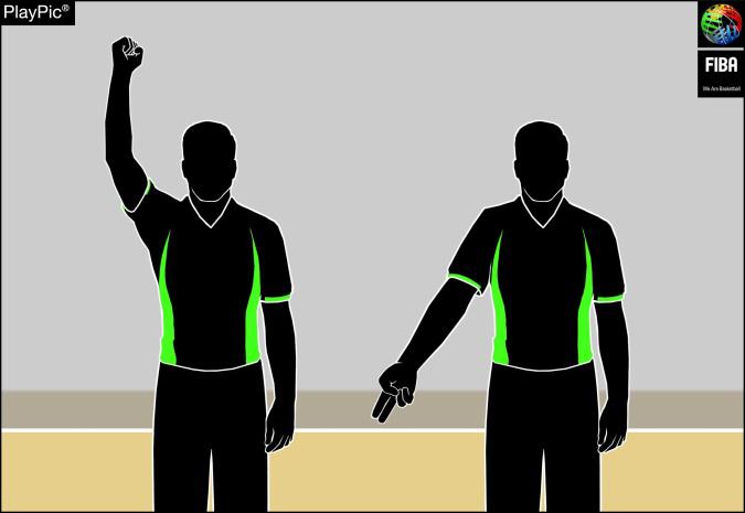 슈팅 동작 아님